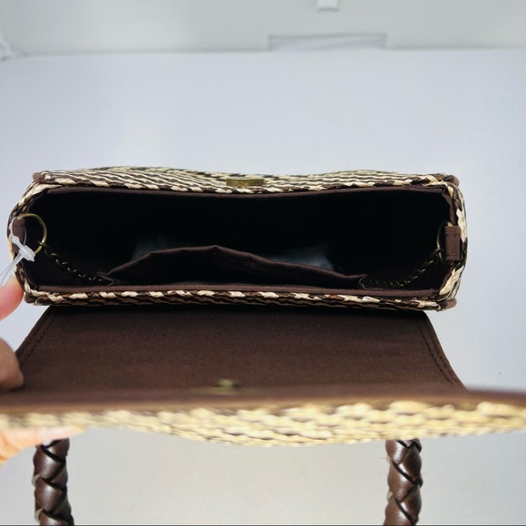 Gorgeous Structured Brown/Beige Straw Bag**$198 - Picture 4 of 7